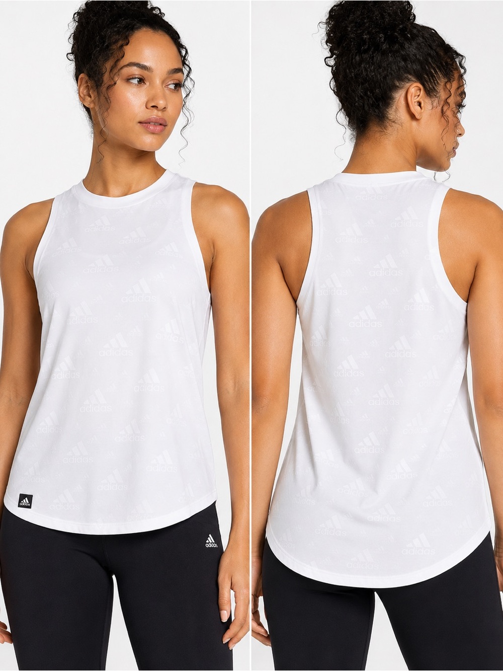 5. Adidas Sleeveless Training Tank – Women’s Medium